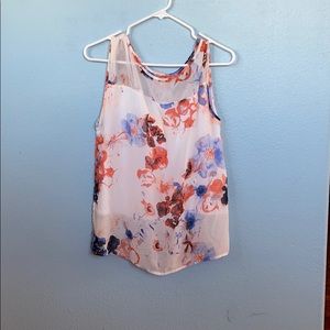 Floral tank top